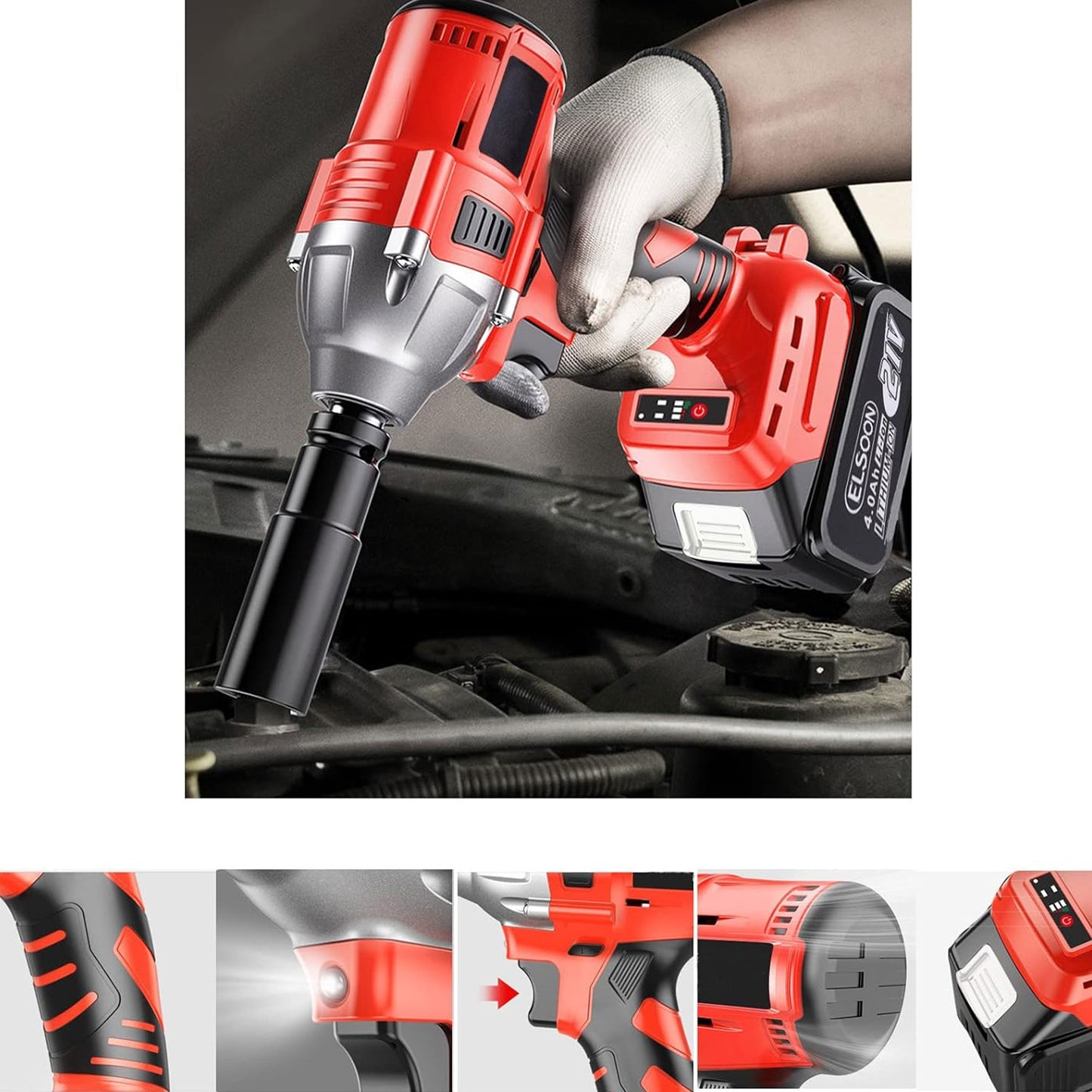 (Mukinta)دريل كفرات لاسلكي بضمان عامين