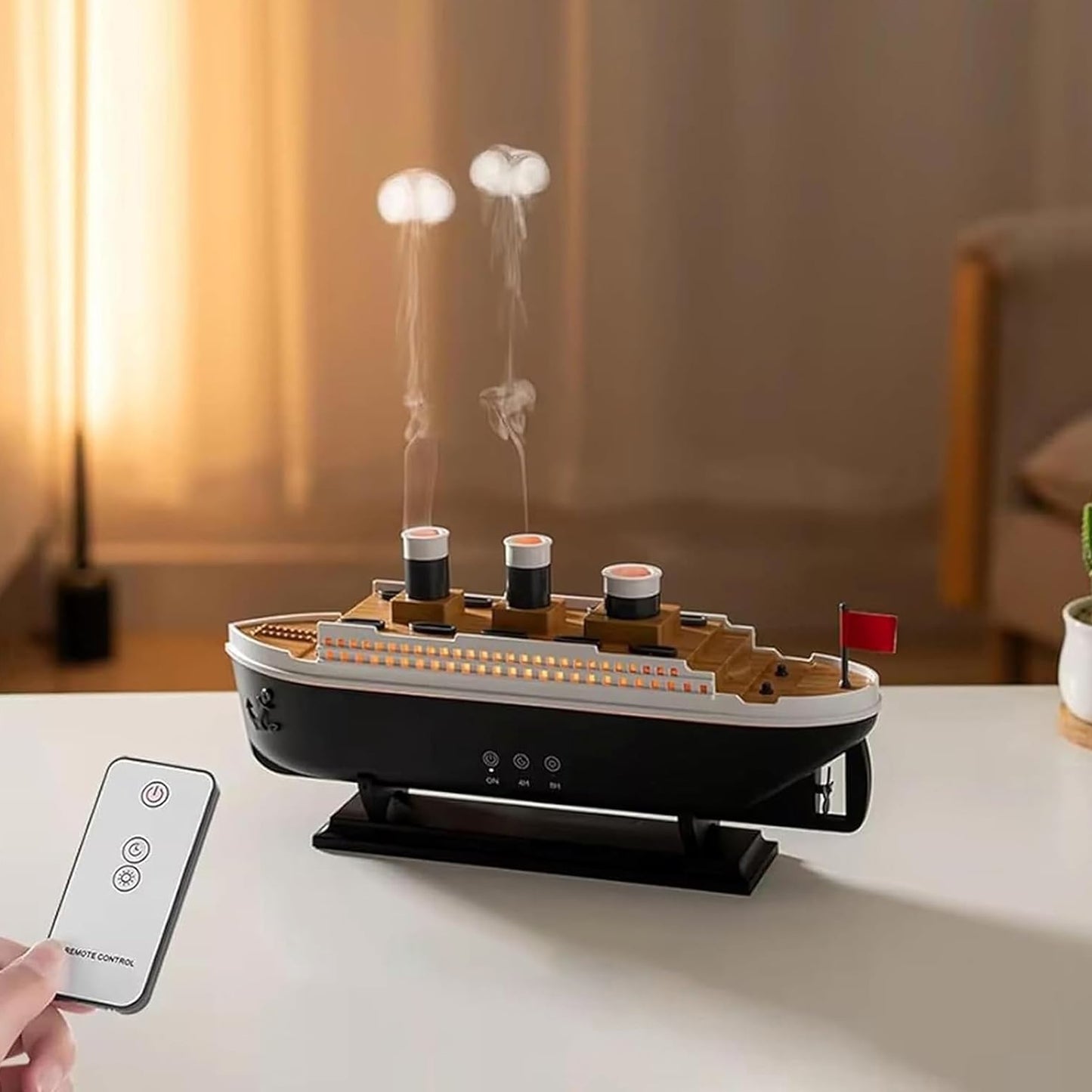 مرطب على شكل تيتانيك